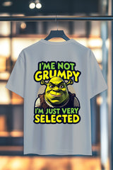 SHREK IM NOT GRUMPY | SIRT BASKILI UNISEX T-SHIRT