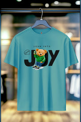 TEDDY BEAR LEAN INTO JOY | SIRT BASKILI UNISEX T-SHIRT