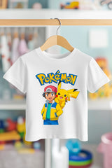 ASH VE PIKACHU | PREMIUM KALİTE ÇOCUK TİŞÖRTÜ