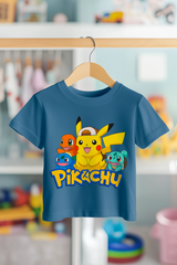PIKACHU CHARMENDER | PREMIUM KALİTE ÇOCUK TİŞÖRTÜ