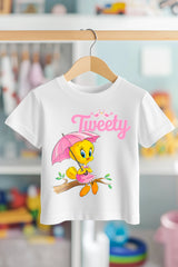 TWEETY ON TREE BRANCH | PREMIUM KALİTE ÇOCUK TİŞÖRTÜ