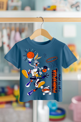 BUNNY VE DAFFY BASKETBOL | PREMIUM KALİTE ÇOCUK TİŞÖRTÜ