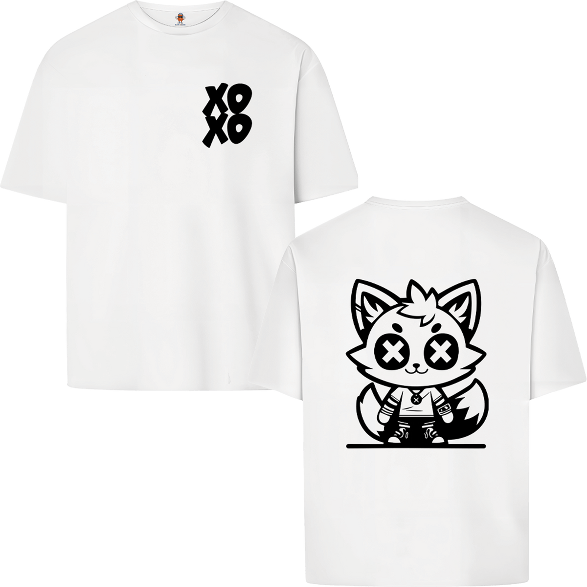 XOXO - CUTEFOX | OVERSIZE T-SHIRT