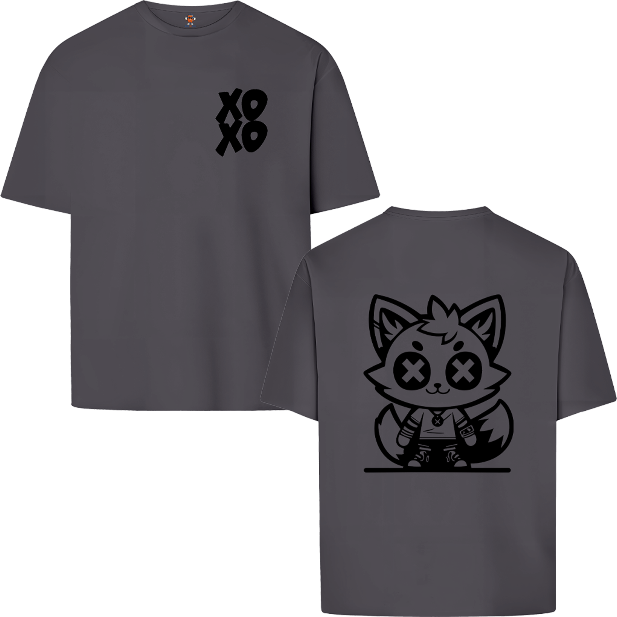 XOXO - CUTEFOX | OVERSIZE T-SHIRT