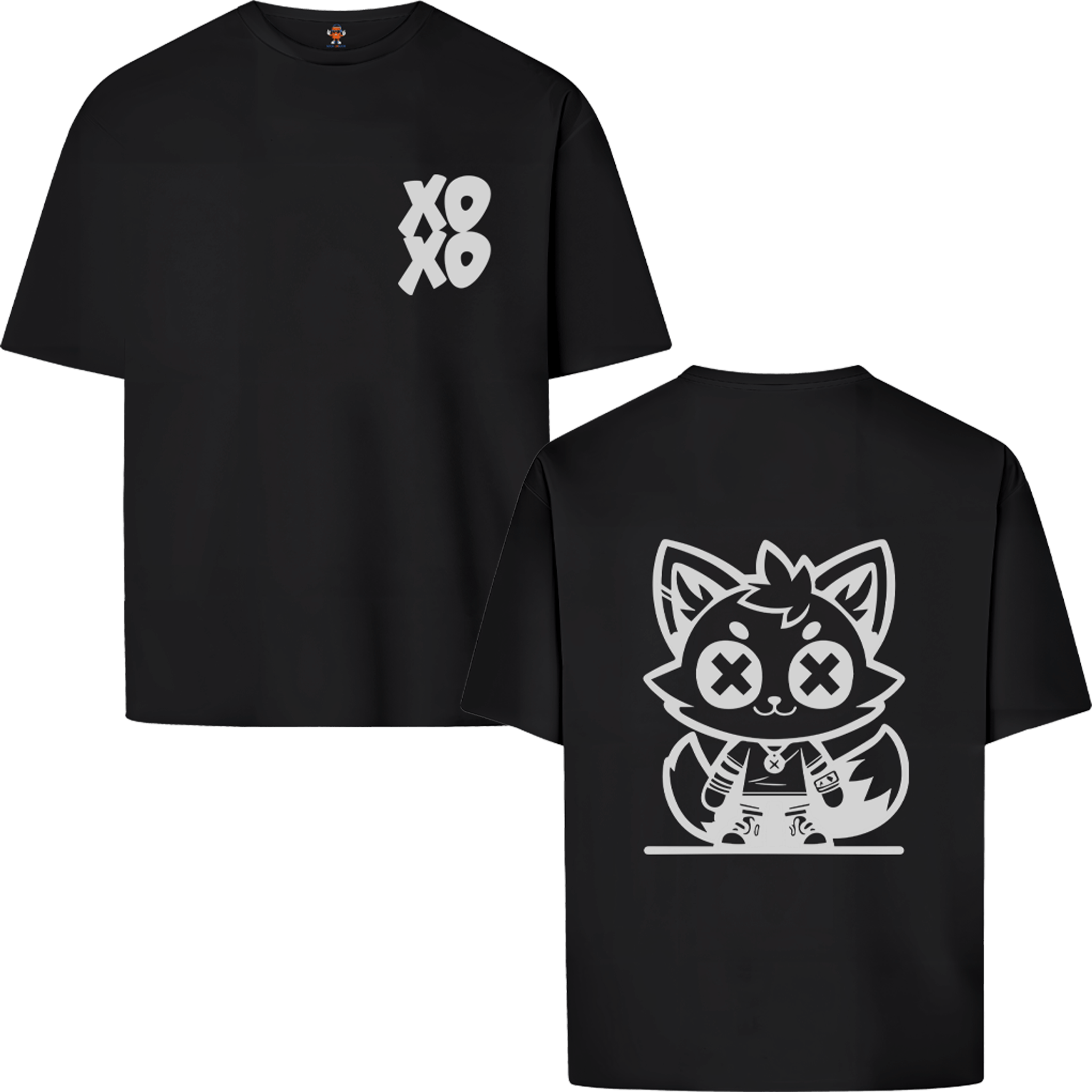 XOXO - CUTEFOX | OVERSIZE T-SHIRT