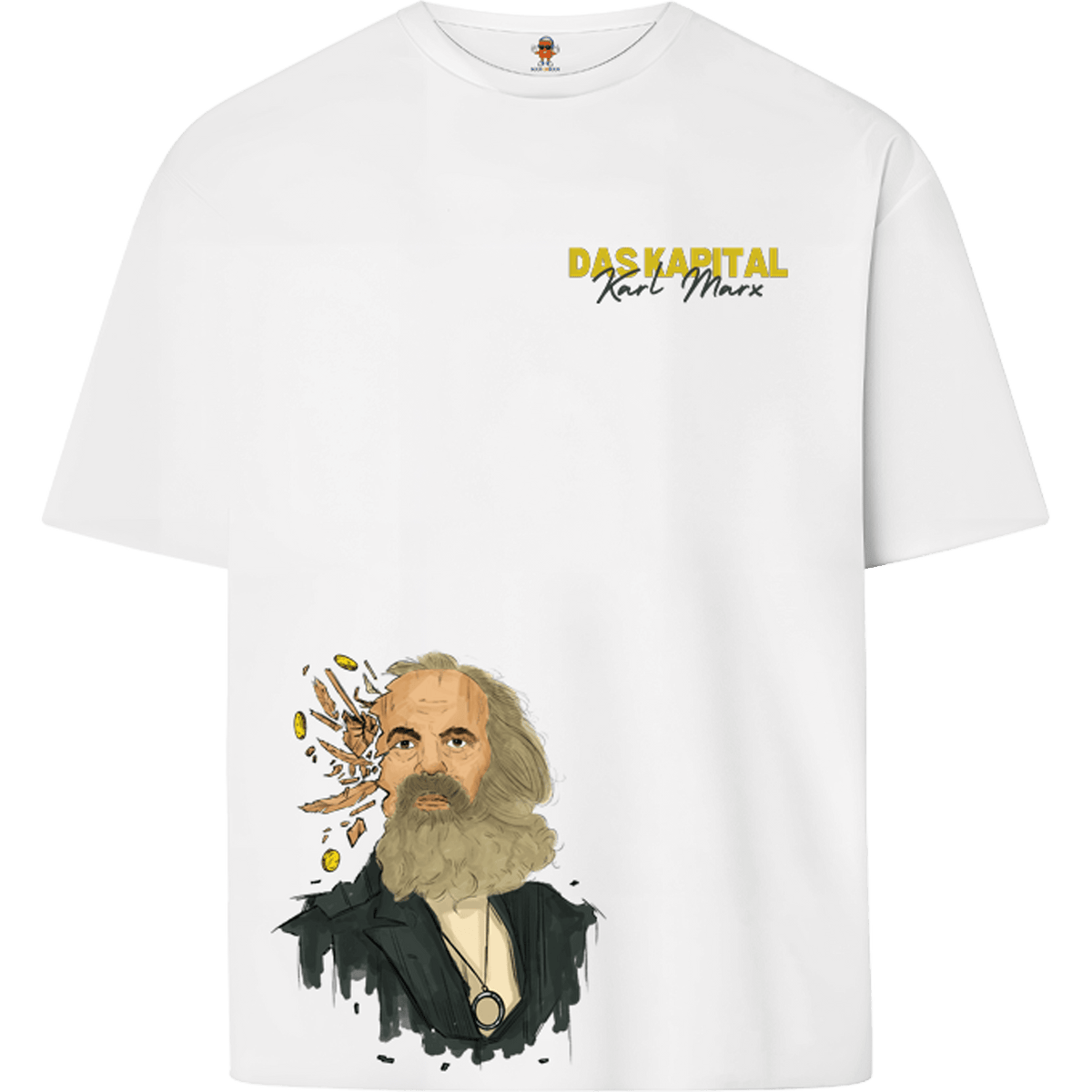 KARL MARX - DAS KAPITAL (ÇAPRAZ) | OVERSIZE T-SHIRT