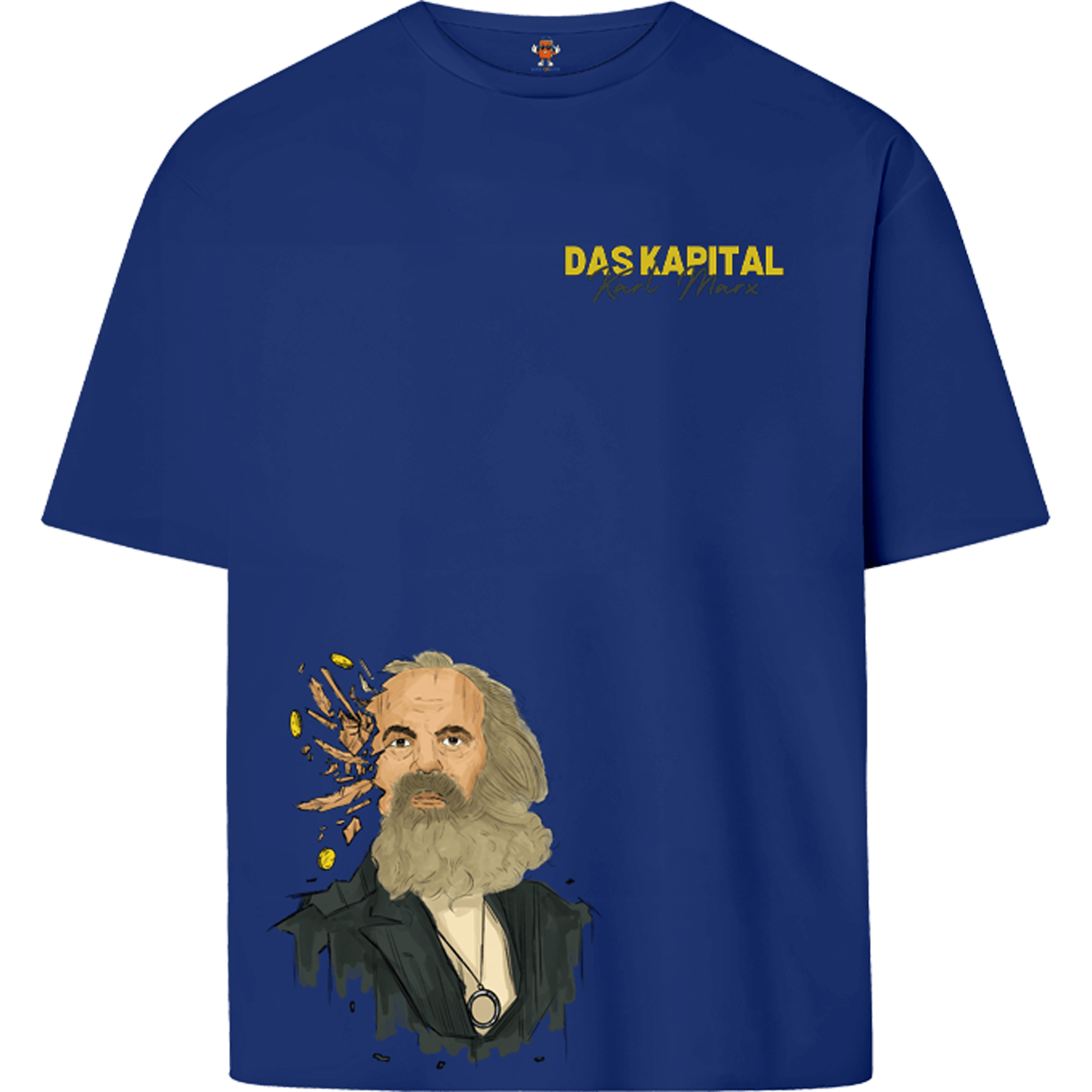 KARL MARX - DAS KAPITAL (ÇAPRAZ) | OVERSIZE T-SHIRT