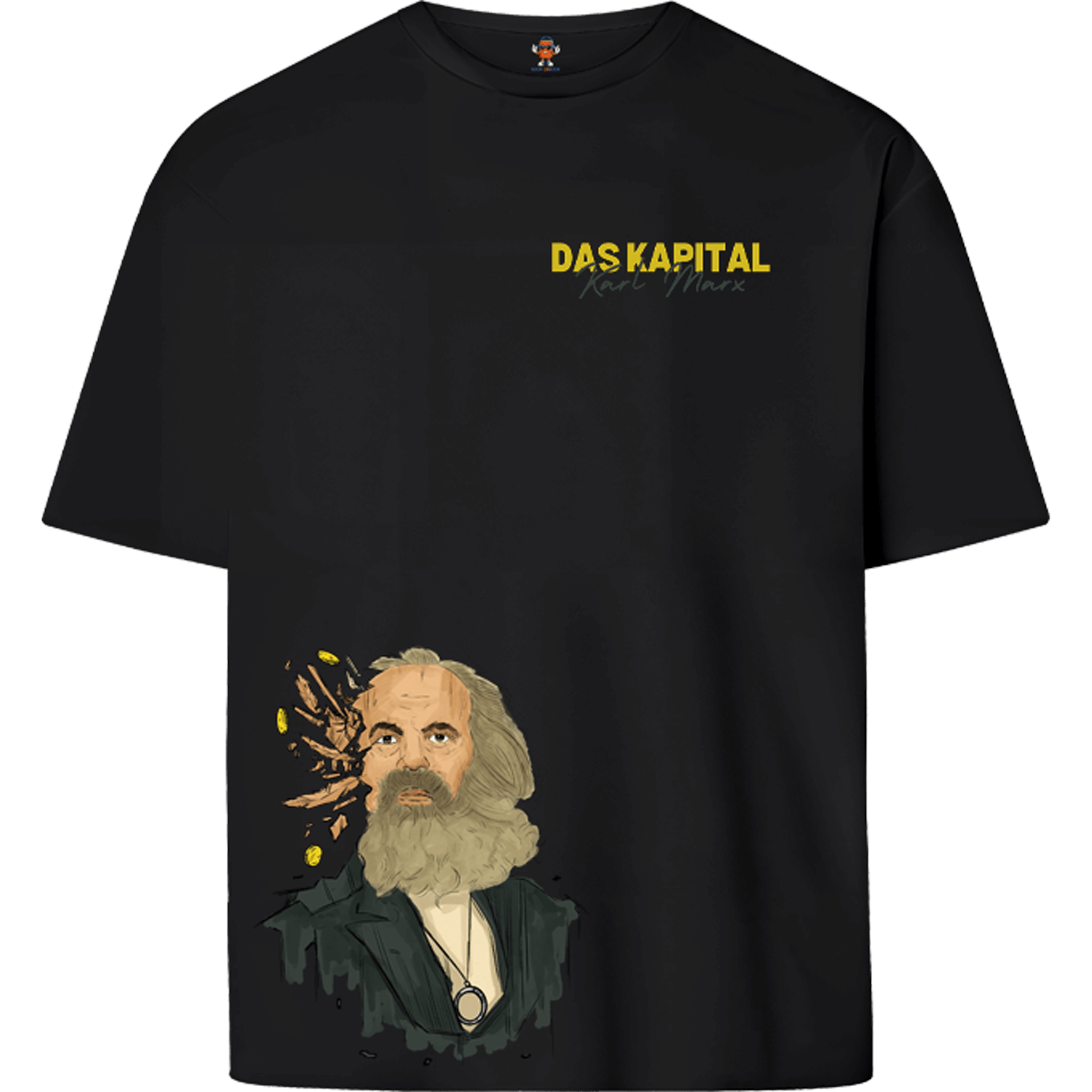 KARL MARX - DAS KAPITAL (ÇAPRAZ) | OVERSIZE T-SHIRT