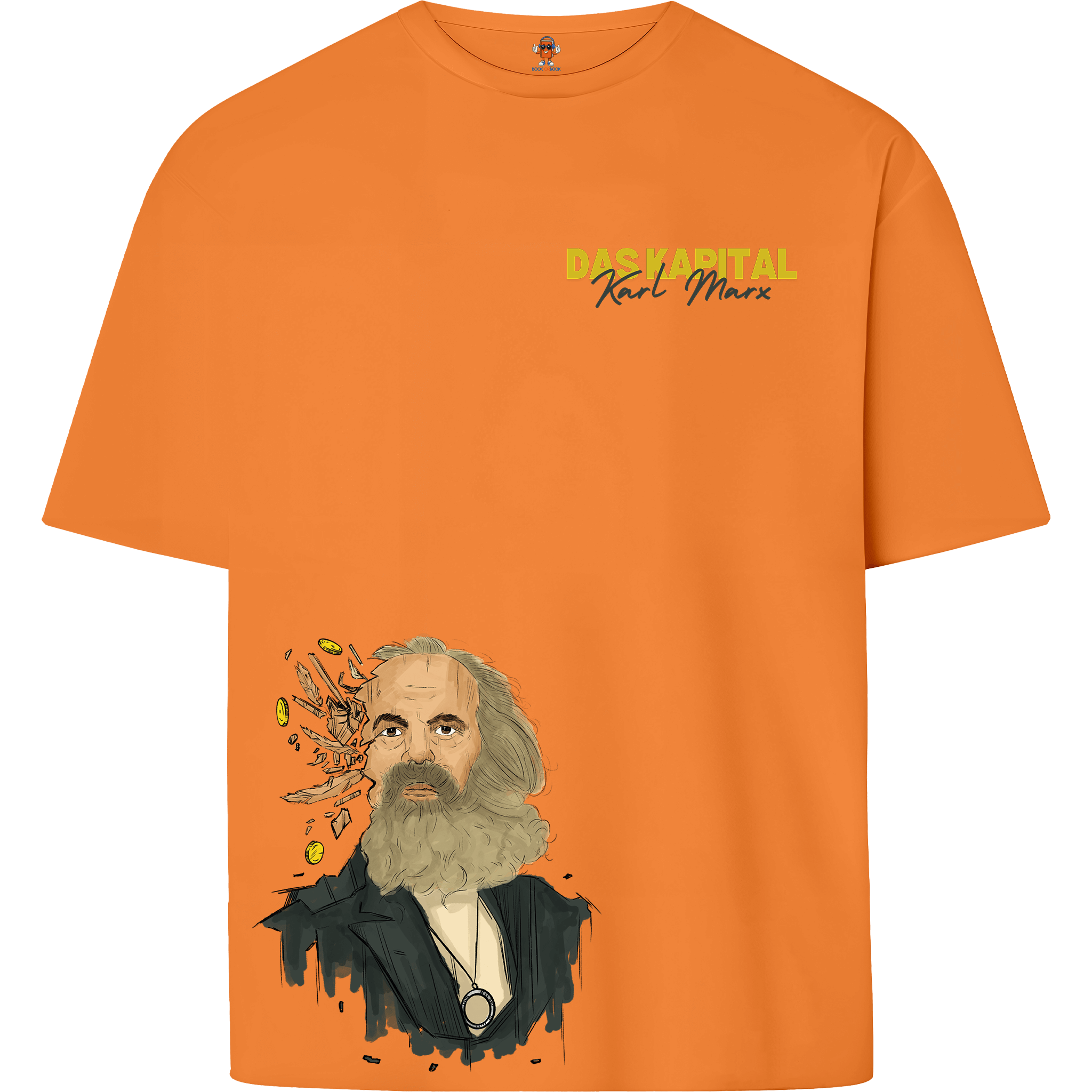 KARL MARX - DAS KAPITAL (ÇAPRAZ) | OVERSIZE T-SHIRT