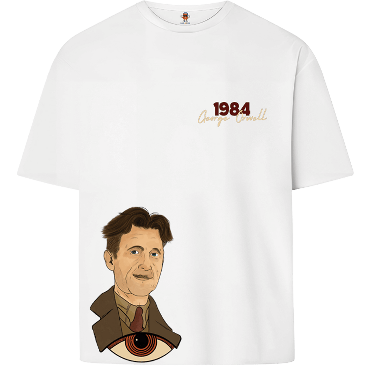 1984 - GEORGE ORWELL (ÇAPRAZ) | OVERSIZE T-SHIRT