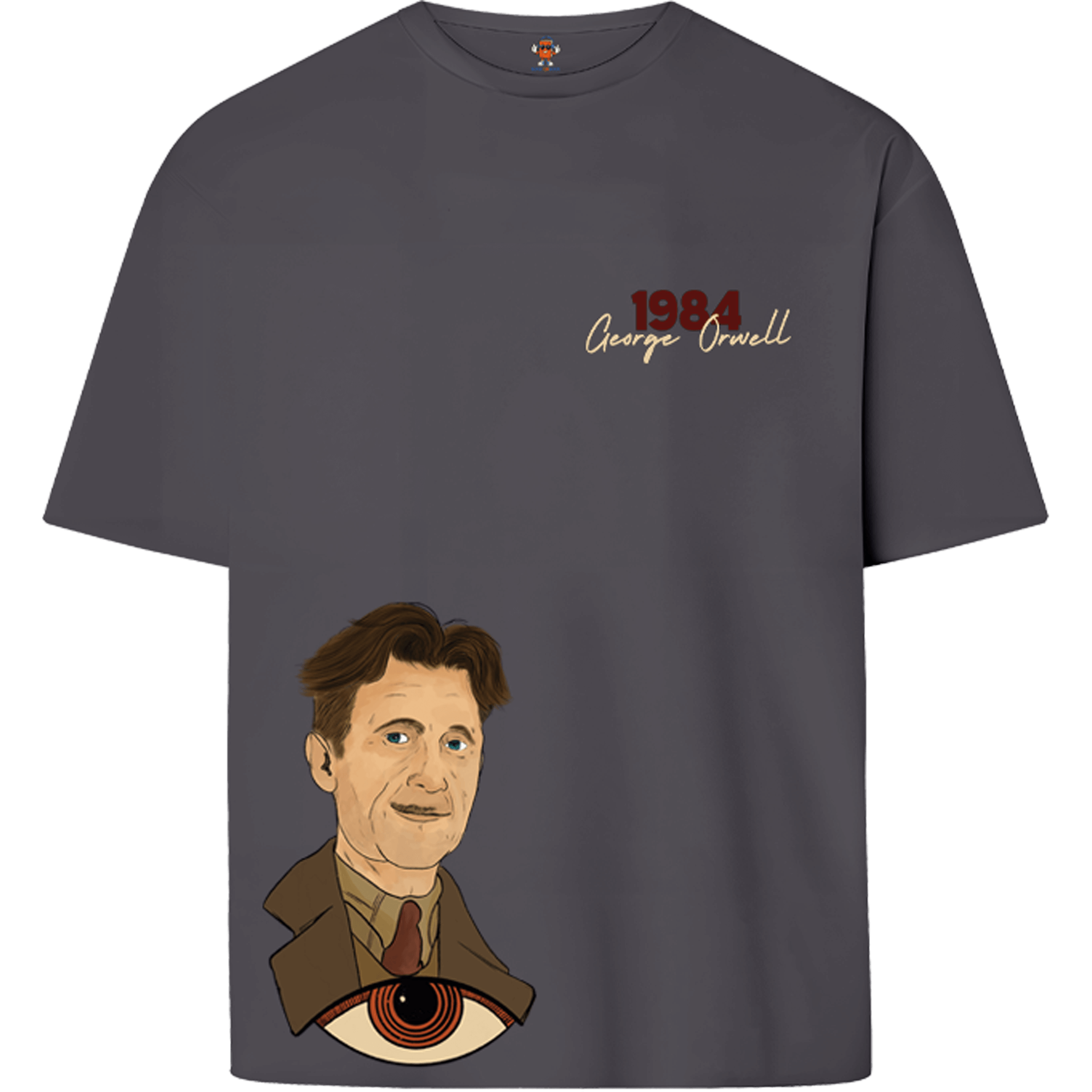 1984 - GEORGE ORWELL (ÇAPRAZ) | OVERSIZE T-SHIRT