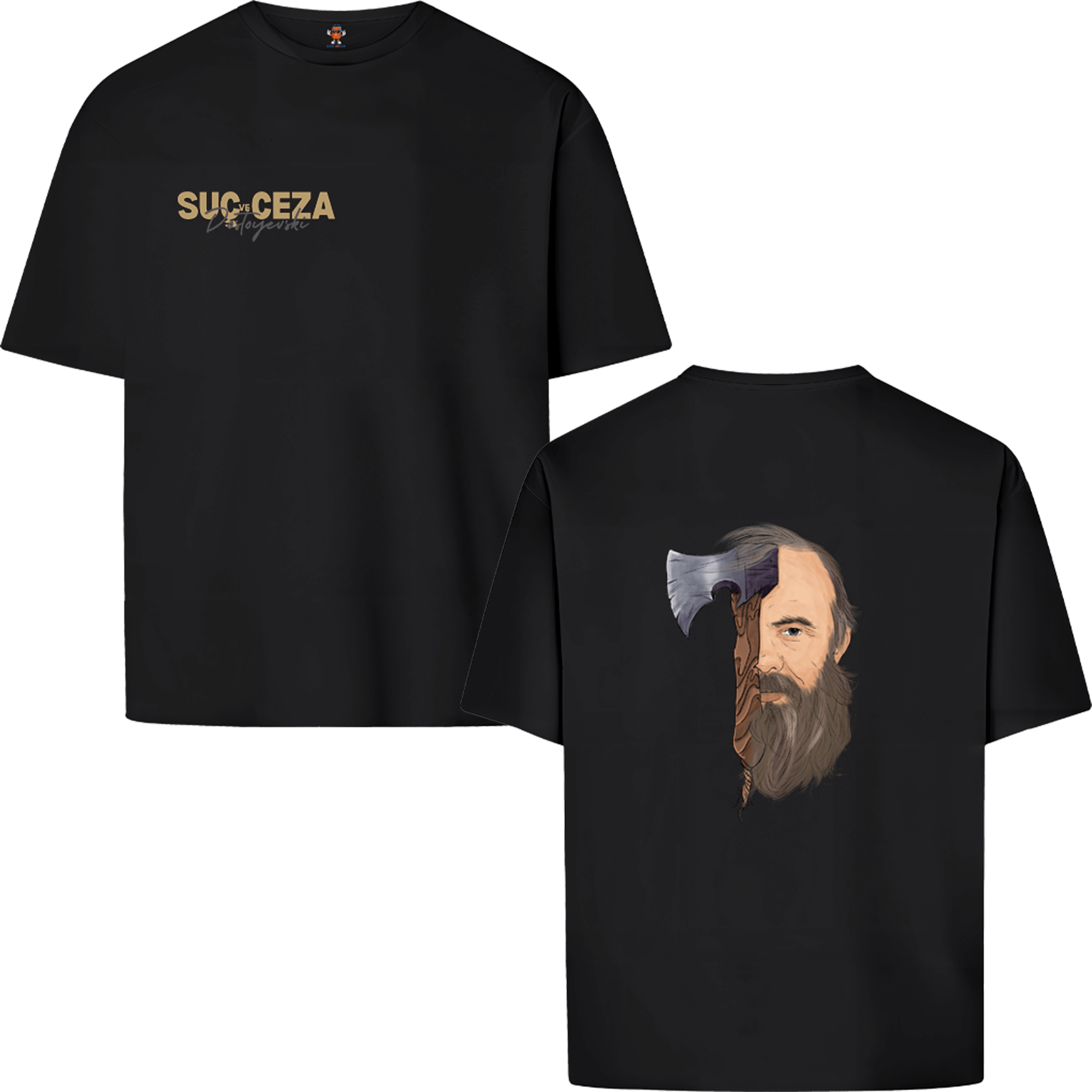 SUÇ VE CEZA - DOSTOYEVSKI | OVERSIZE T-SHIRT