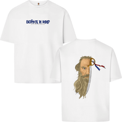 RUSÇA - SAVAŞ VE BARIŞ - TOLSTOY | OVERSIZE T-SHIRT