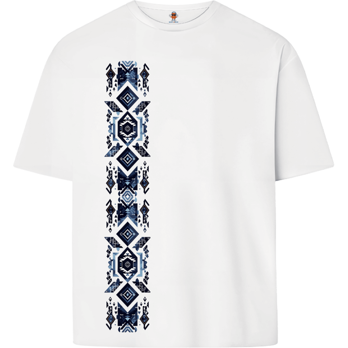 BLUE EMBROIDERY | OVERSIZE T-SHIRT