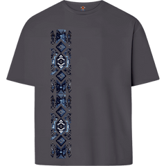 BLUE EMBROIDERY | OVERSIZE T-SHIRT