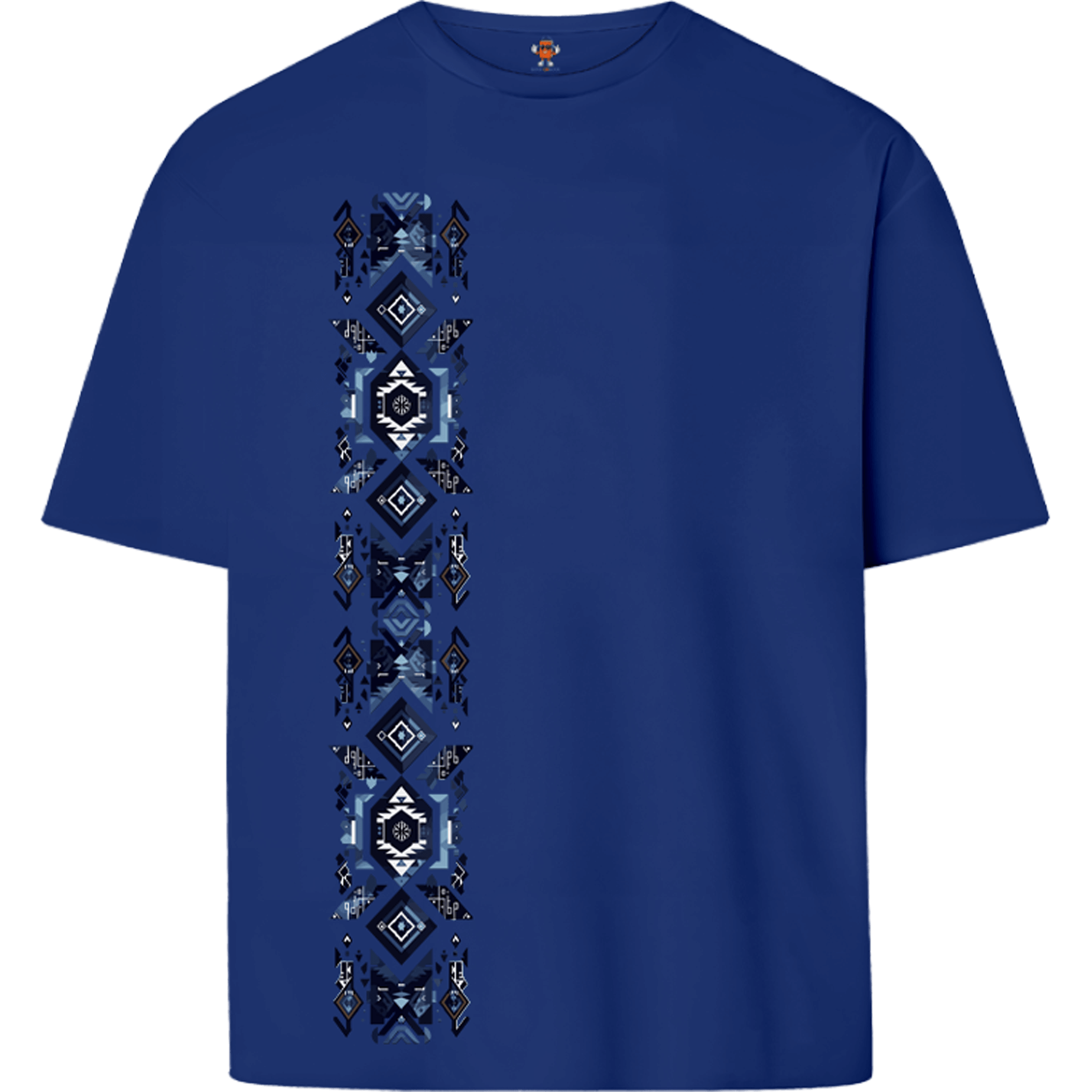 BLUE EMBROIDERY | OVERSIZE T-SHIRT