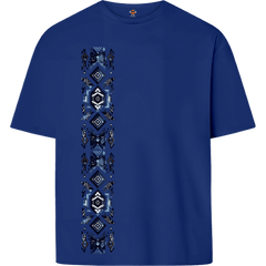 BLUE EMBROIDERY | OVERSIZE T-SHIRT