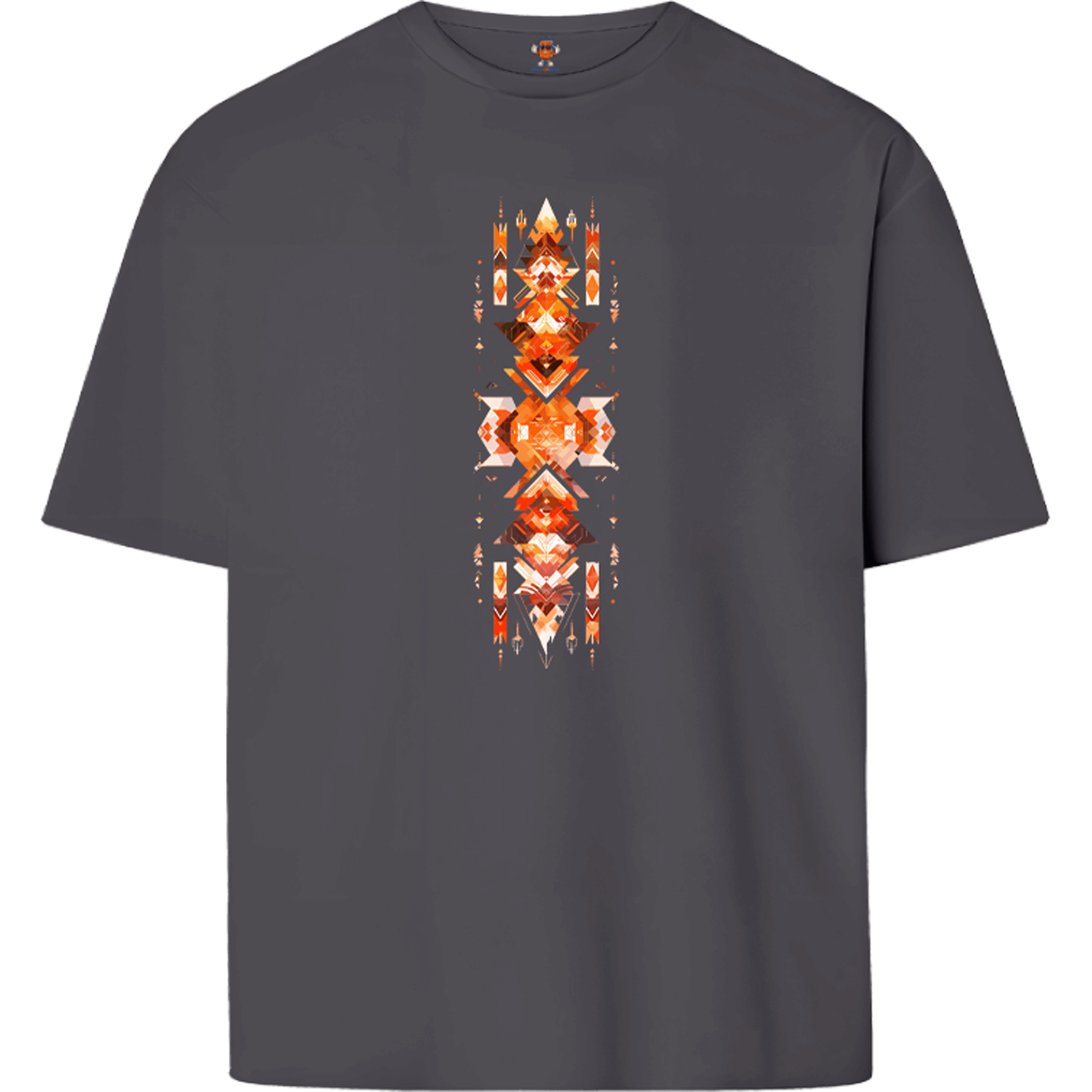 ORANGE EMBROIDERY | OVERSIZE T-SHIRT