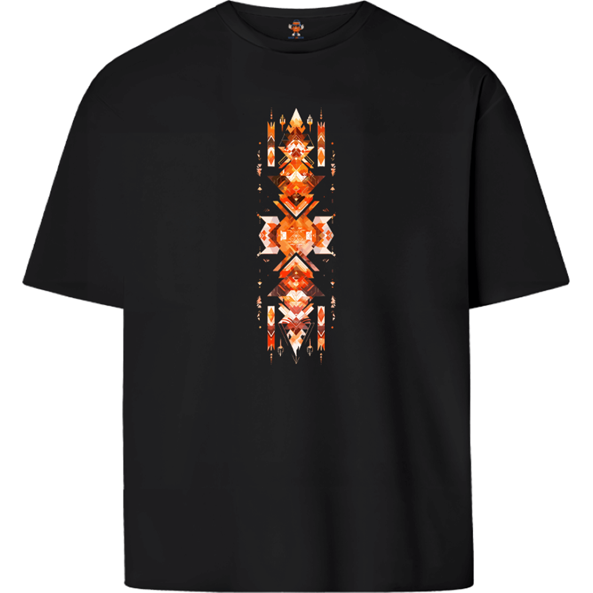 ORANGE EMBROIDERY | OVERSIZE T-SHIRT