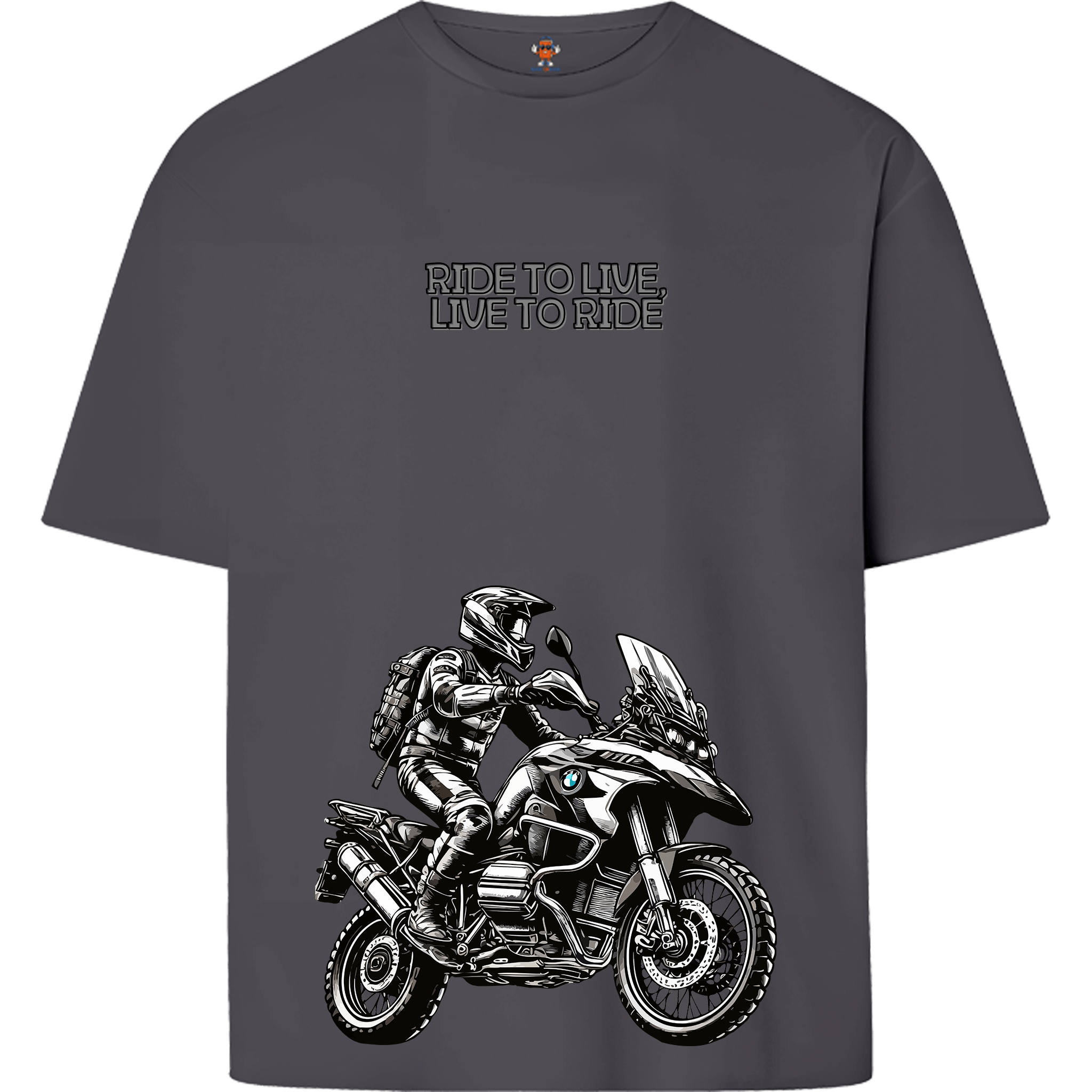 RIDE TO LIVE | OVERSIZE T-SHIRT