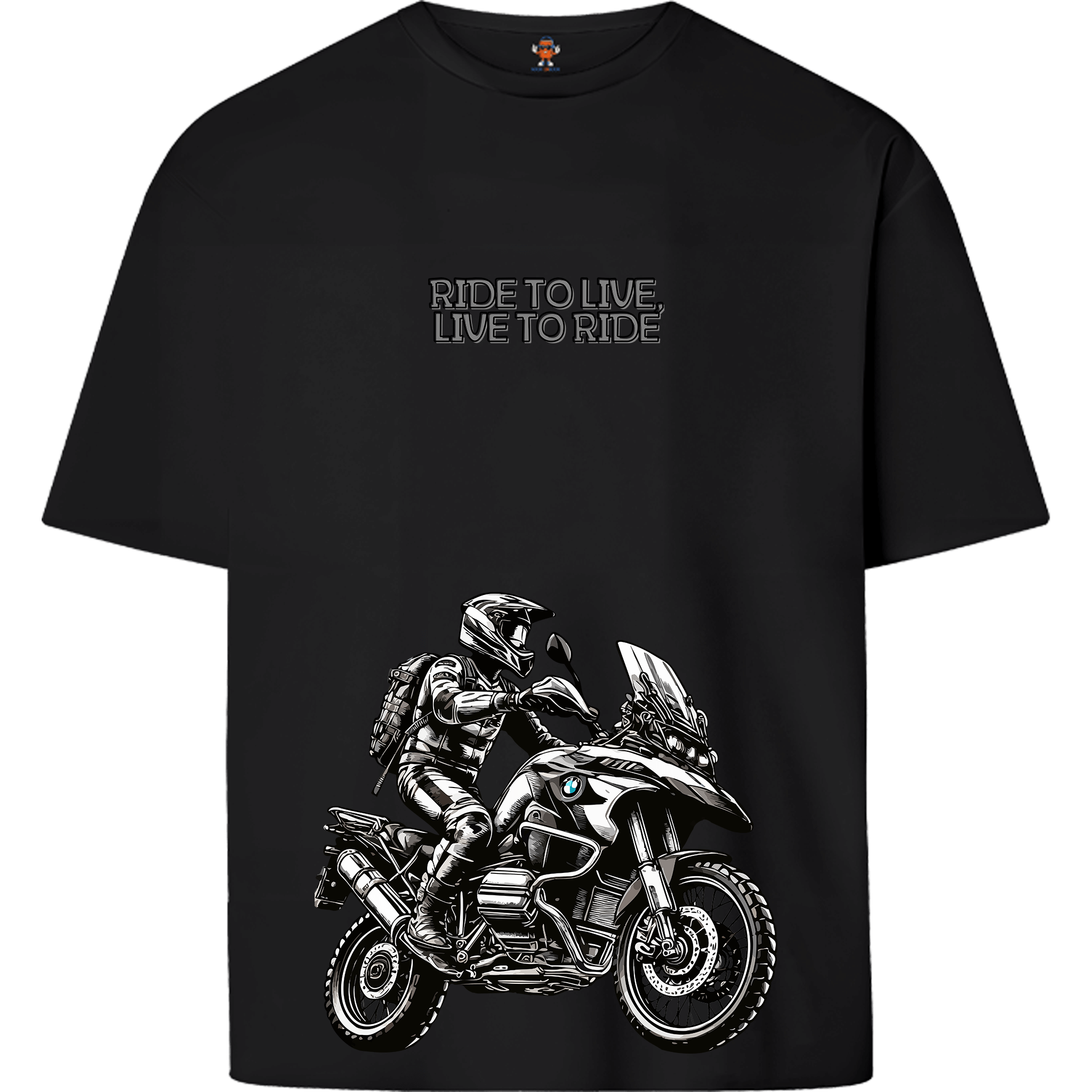 RIDE TO LIVE | OVERSIZE T-SHIRT