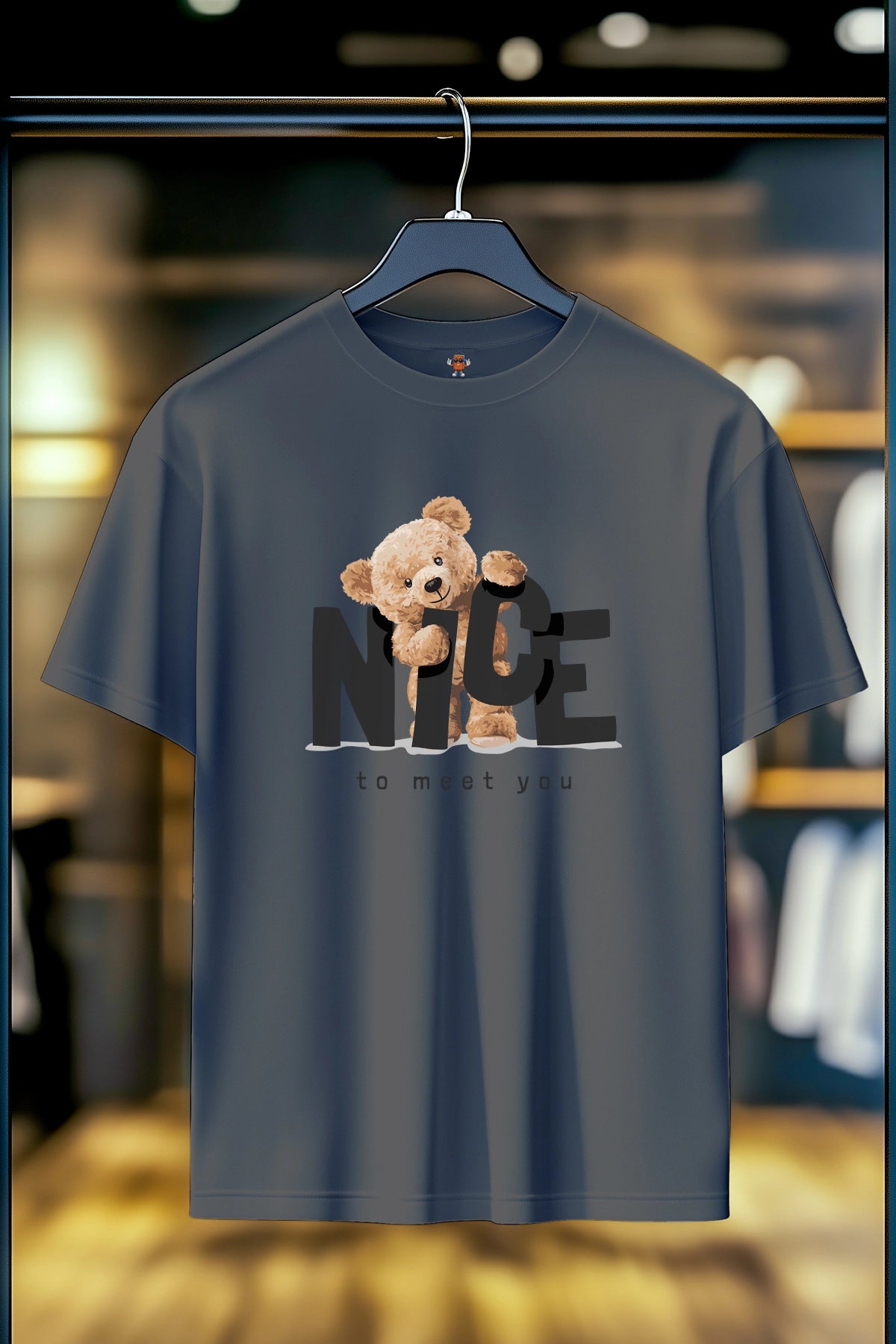 TEDDY BEAR NICE TO MEET U | UNISEX T-SHIRT