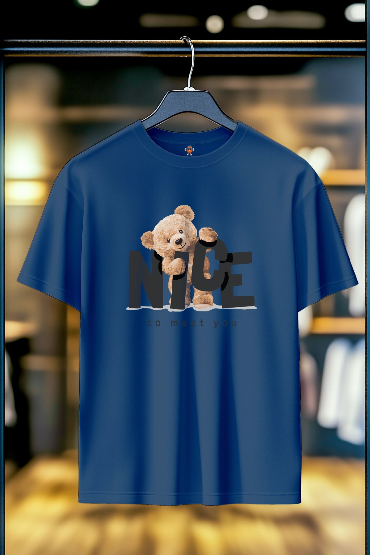 TEDDY BEAR NICE TO MEET U | UNISEX T-SHIRT