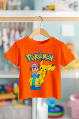 ASH VE PIKACHU | PREMIUM KALİTE ÇOCUK TİŞÖRTÜ