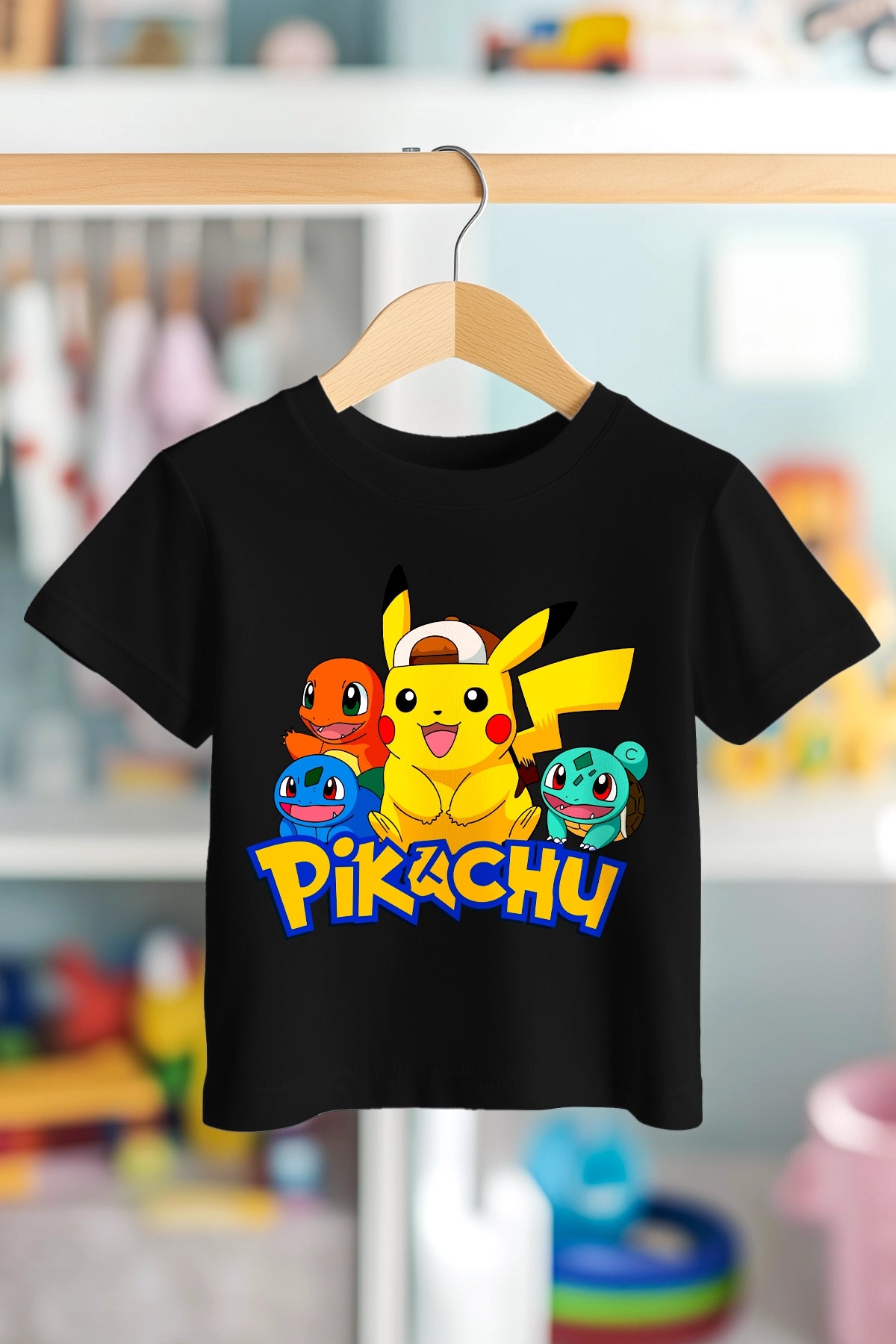 PIKACHU CHARMENDER | PREMIUM KALİTE ÇOCUK TİŞÖRTÜ