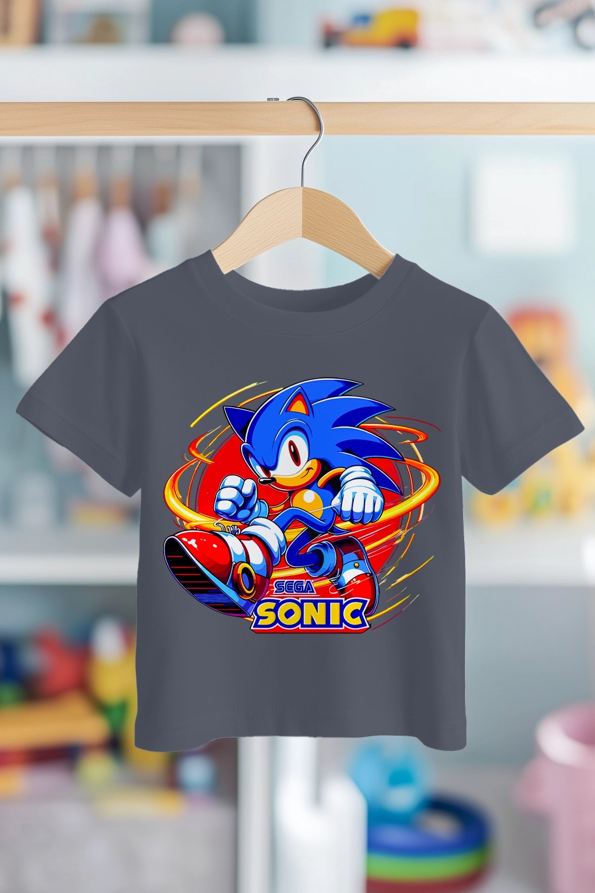 KİRPİ SONİC SEGA | PREMIUM KALİTE ÇOCUK TİŞÖRTÜ