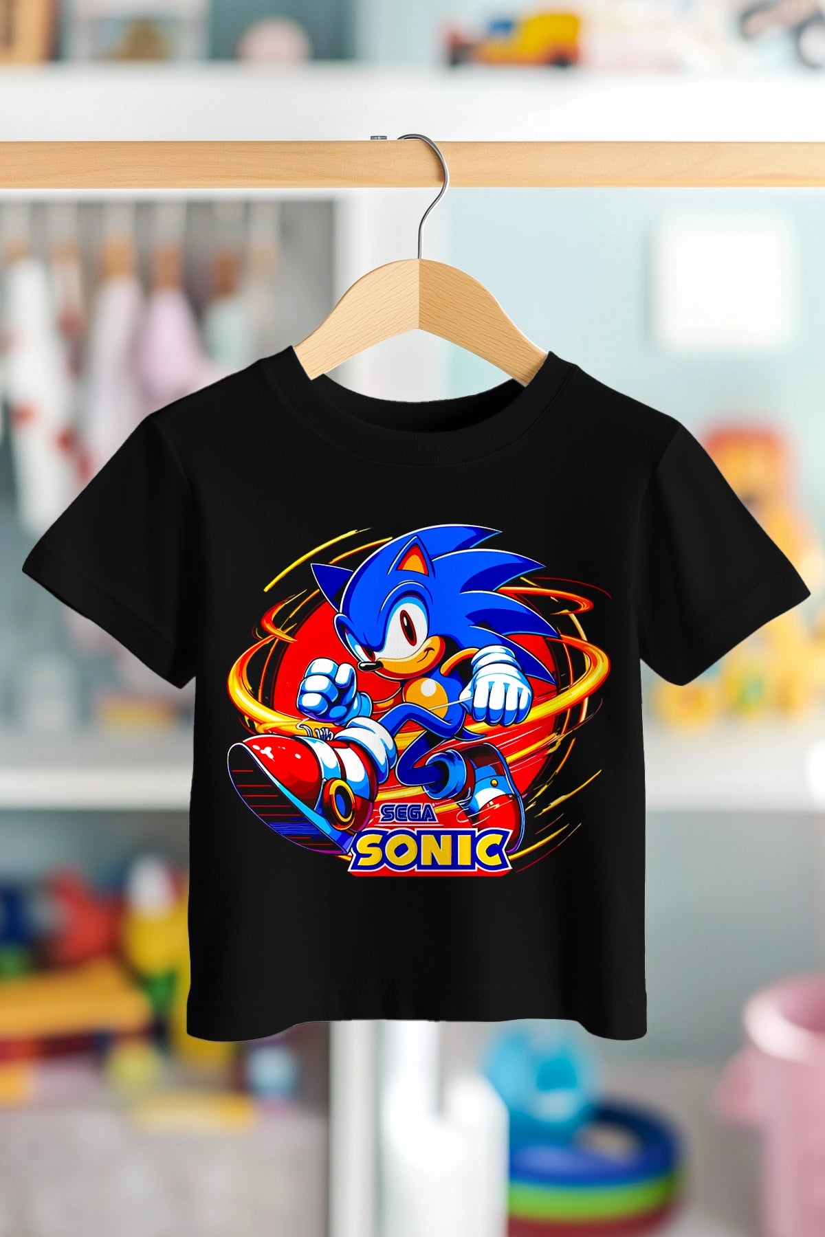 KİRPİ SONİC SEGA | PREMIUM KALİTE ÇOCUK TİŞÖRTÜ