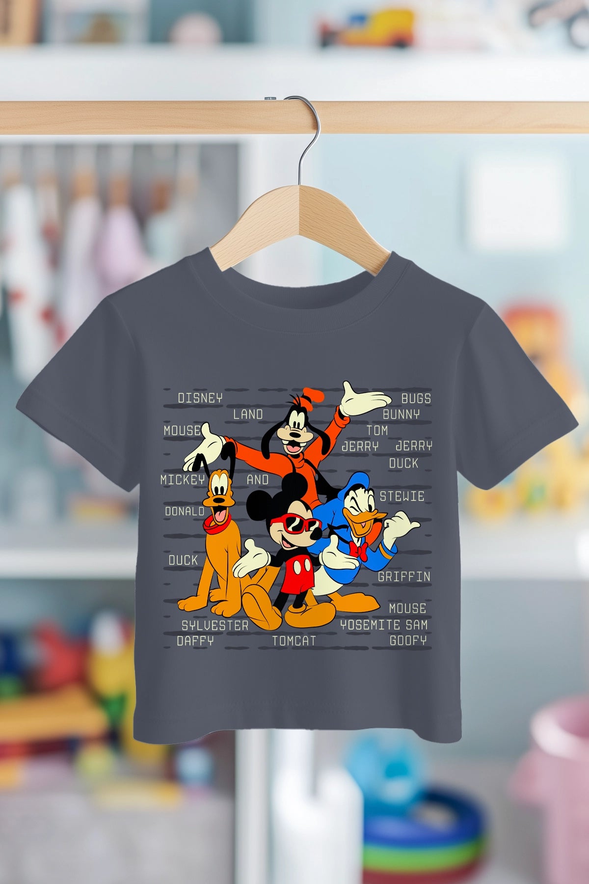 MICKEY MOUSE VE DAFFY DUCK | PREMIUM KALİTE ÇOCUK TİŞÖRTÜ