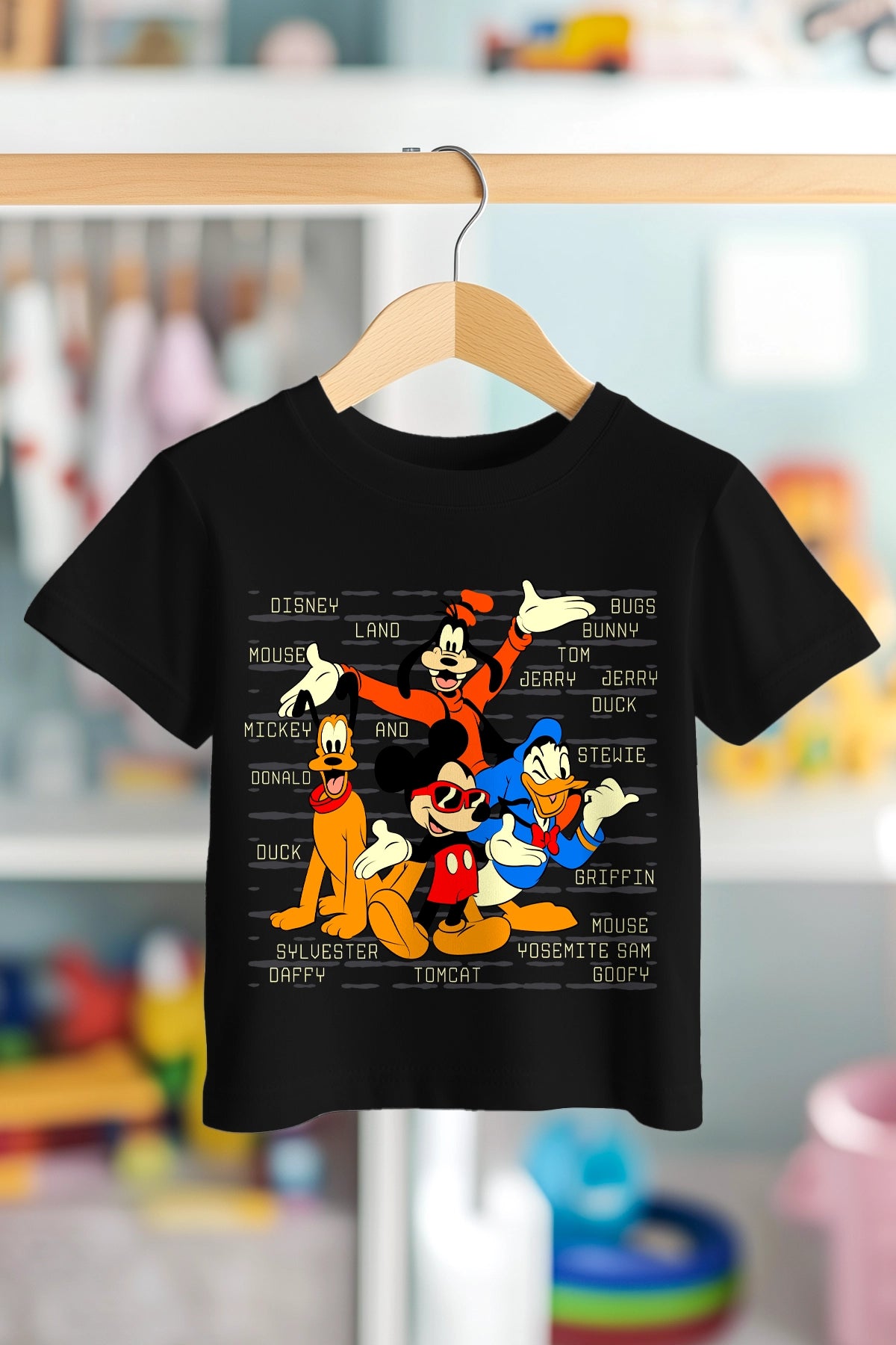 MICKEY MOUSE VE DAFFY DUCK | PREMIUM KALİTE ÇOCUK TİŞÖRTÜ